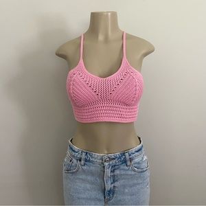 💛 streetwear society cropped knit tank top